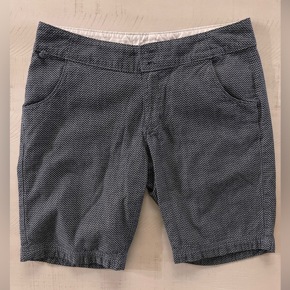 Columbia Women's‎ Navy Patterned Omni Shade Sun Protection Shorts Sz 6 L10